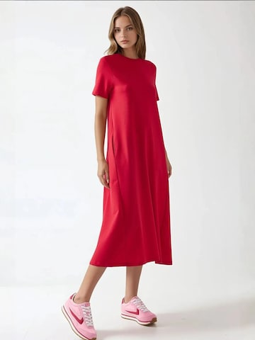 Hiccup Kleid in Rot: Vorderseite