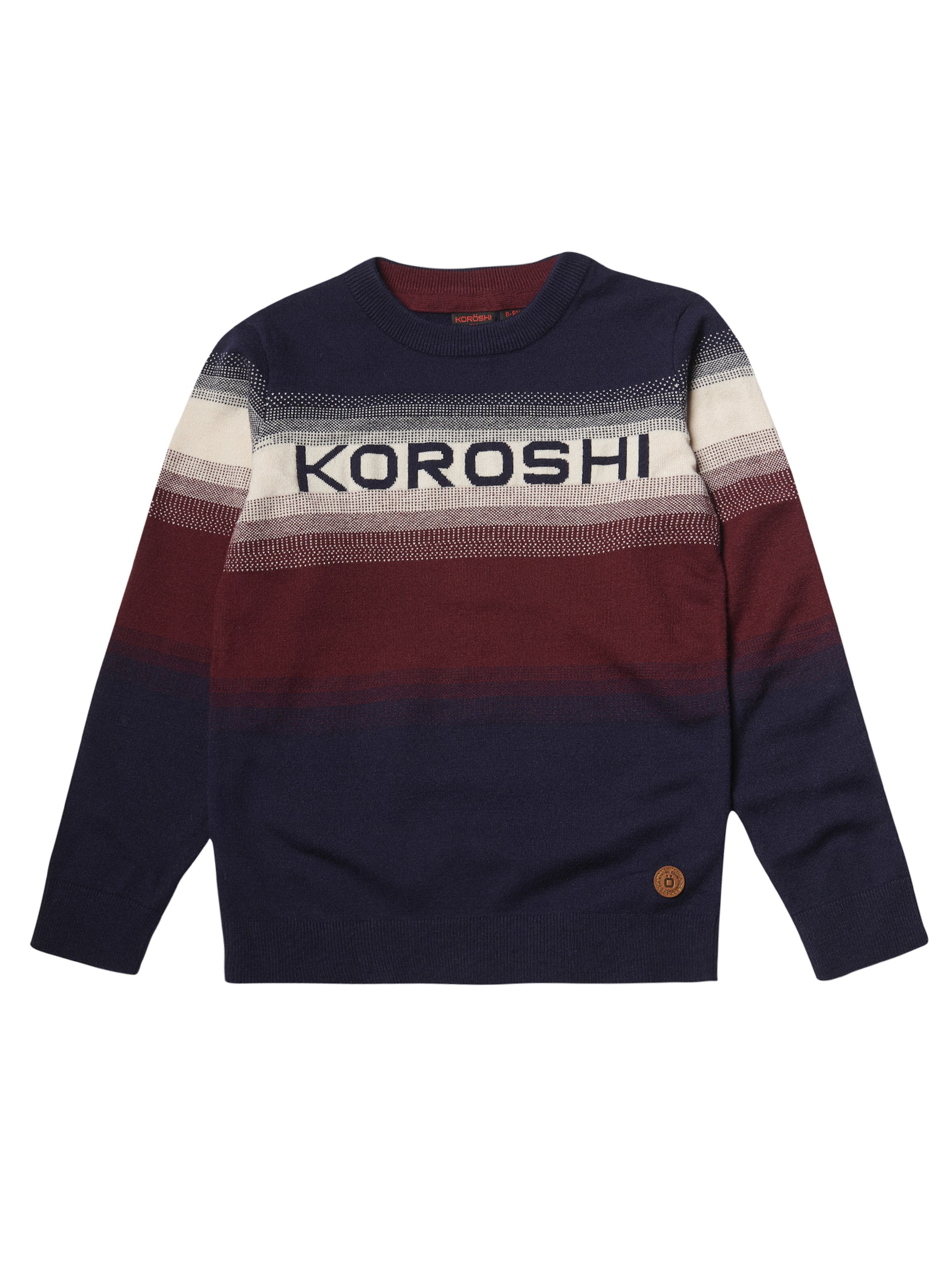 KOROSHI Pullover in Blau: Vorderseite