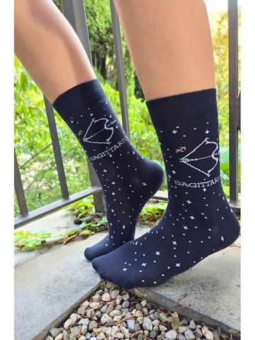 Sokisahtel Sokken 'SAGITTARIUS constellation socks' in Gemengde kleuren: voorkant