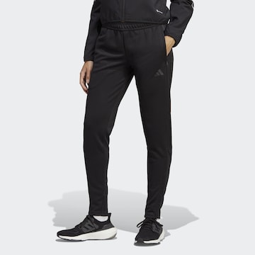 ADIDAS PERFORMANCE Regular Workout Pants 'Tiro 23 League' in Black: front