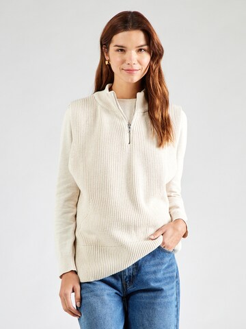 Pull-over MELA en beige : devant