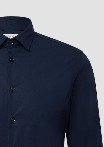 s.Oliver BLACK LABEL Regular Fit Hemd in Blau