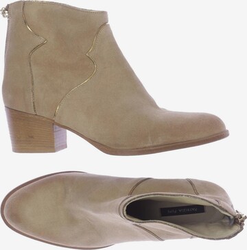 PATRIZIA PEPE Dress Boots in 39 in Beige: front