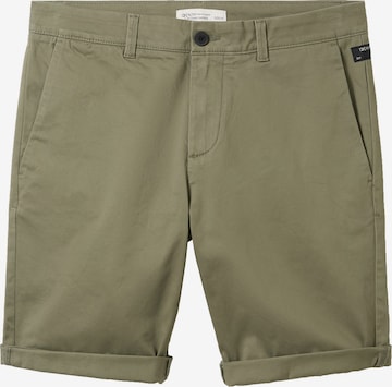 TOM TAILOR DENIM Slimfit Shorts in Grün: predná strana