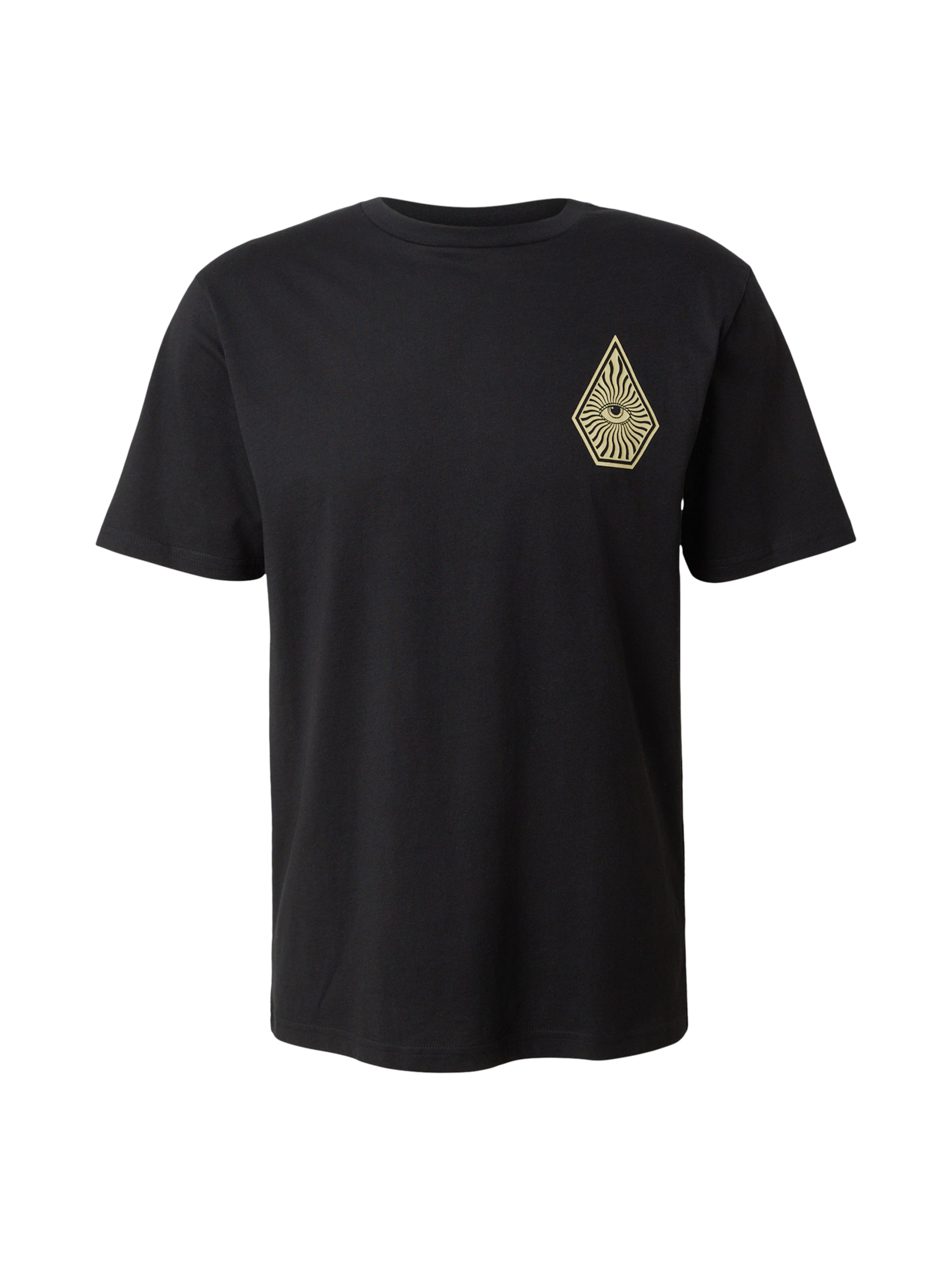 Volcom Μπλουζάκι 'ALL SEEING' σε μαύρο: μπροστά