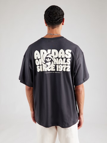 ADIDAS ORIGINALS Shirt 'REVTEXT' in Grey: front