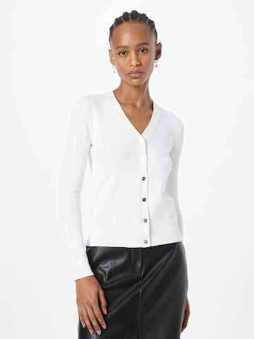 Lauren Ralph Lauren Knit cardigan 'DENZEL' in White: front