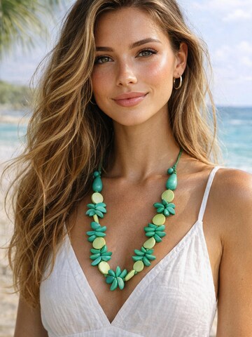 COLLEZIONE ALESSANDRO Kette 'Edith'‌‌‌‌‌‌ in Grün