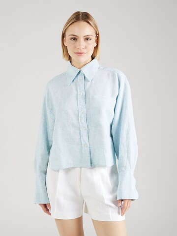 Camicia da donna di Banana Republic in blu: frontale