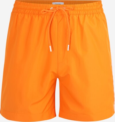 Șorturi de baie Calvin Klein Swimwear pe portocaliu / alb, Vizualizare produs