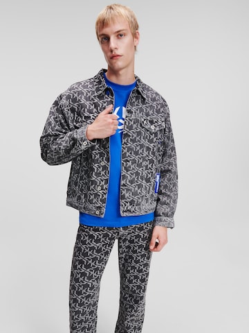 KARL LAGERFELD JEANS Kurtka przejściowa w kolorze szary: przód