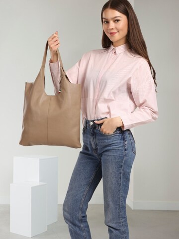 Florence Shopper in Beige