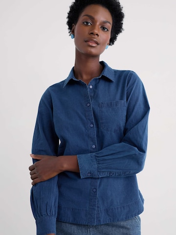 Seasalt Cornwall Blouse 'Isla' in Blue: front