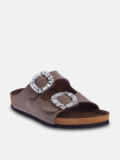 Trendyol Mule en marron châtaigne, Vue avec produit