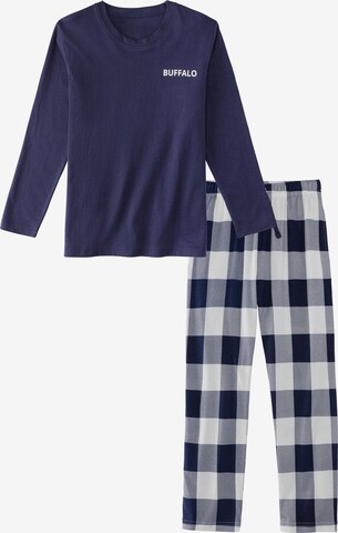 BUFFALO Pajamas in Blue: front