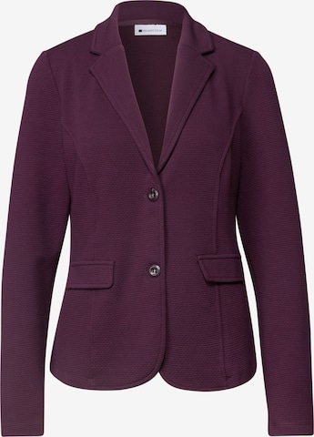STREET ONE Basic Blazer mit Struktur in Rot: Vorderseite