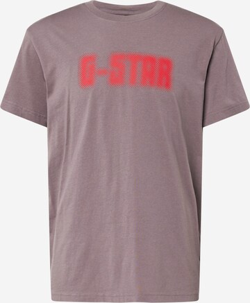 T-Shirt G-Star RAW en gris : devant