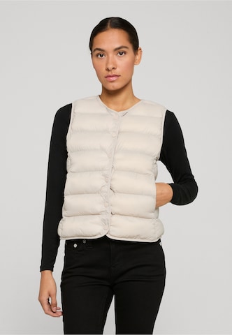 Urban Classics Bodywarmer in Beige: voorkant