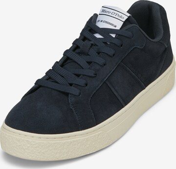 Marc O'Polo Sneakers laag in Blauw: voorkant