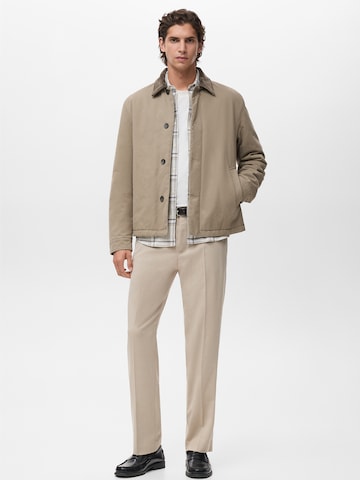 MANGO MAN Jacke 'Theon' in Beige