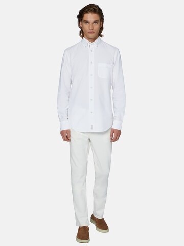 Coupe regular Chemise Boggi Milano en blanc