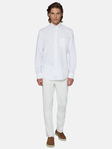 Boggi Milano Regular Fit Businesshemd in Weiß