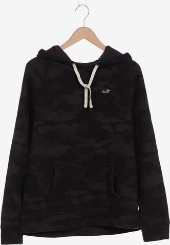 HOLLISTER Sweatshirt & Zip-Up Hoodie in M in Black: front