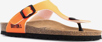 Bayton T-Bar Sandals 'Mercure' in Orange