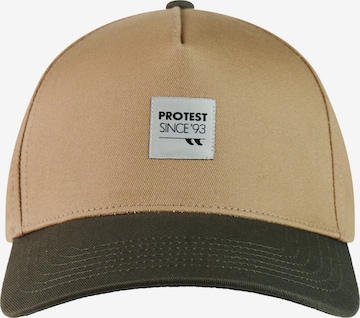 PROTEST Cap 'PRTHawkins' in Brown: front