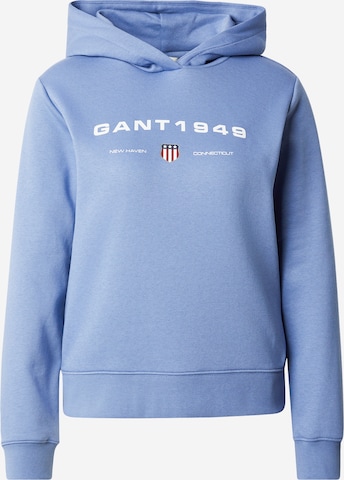 Sweat-shirt GANT en bleu : devant