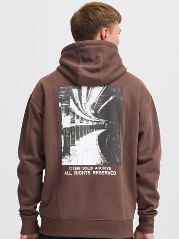 !Solid - Sweatshirt 'Hanno' em castanho: frente