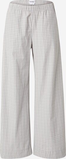 WEEKDAY Pantalon 'Hanna' en gris / gris foncé / blanc, Vue avec produit