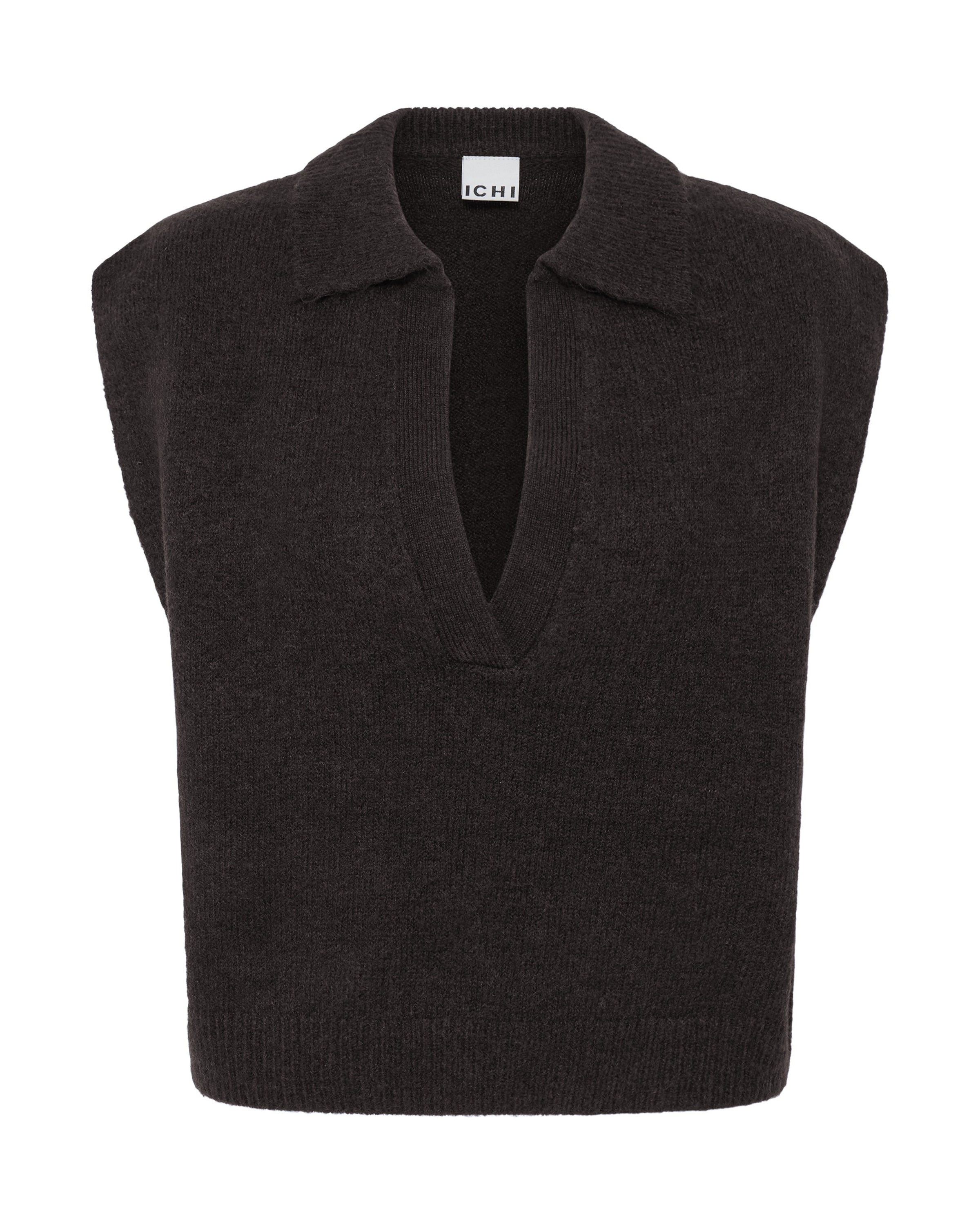 ICHI Bodywarmer 'IHPOVOKE' in Bruin: voorkant