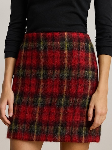 Lauren Ralph Lauren - Falda 'LIDDLE' en rojo