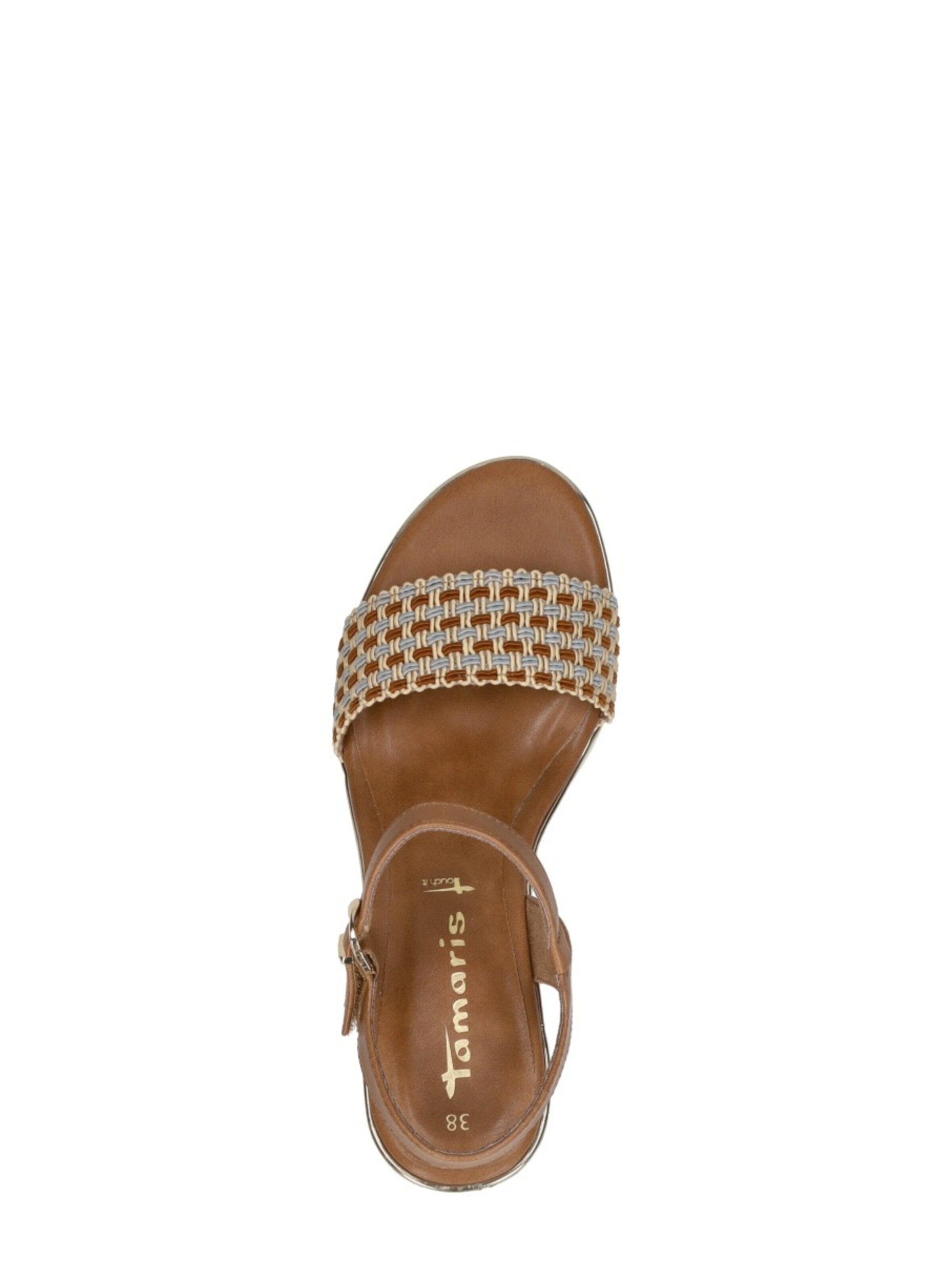 Sandales 'Sandalen Hak' Tamaris en marron