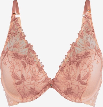 LingaDore - Push-up Soutien em rosa: frente