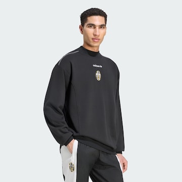 ADIDAS PERFORMANCE Αθλητική μπλούζα φούτερ 'Juventus Turin EQT' σε μαύρο: μπροστά