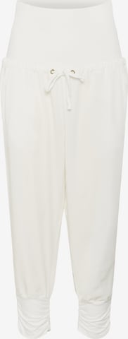 Cream Harembroek 'Linee' in Wit: voorkant