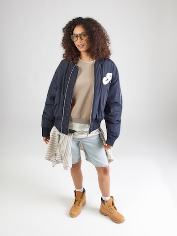 ALPHA INDUSTRIES Sweatshirt 'Essentials' in Beige