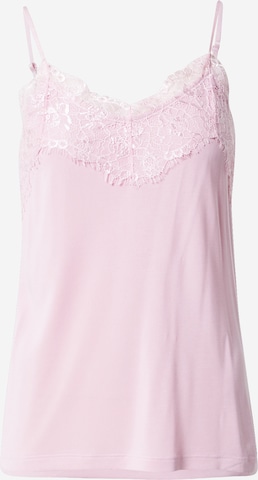 ICHI Top 'LIKE TO2' in Pink: front