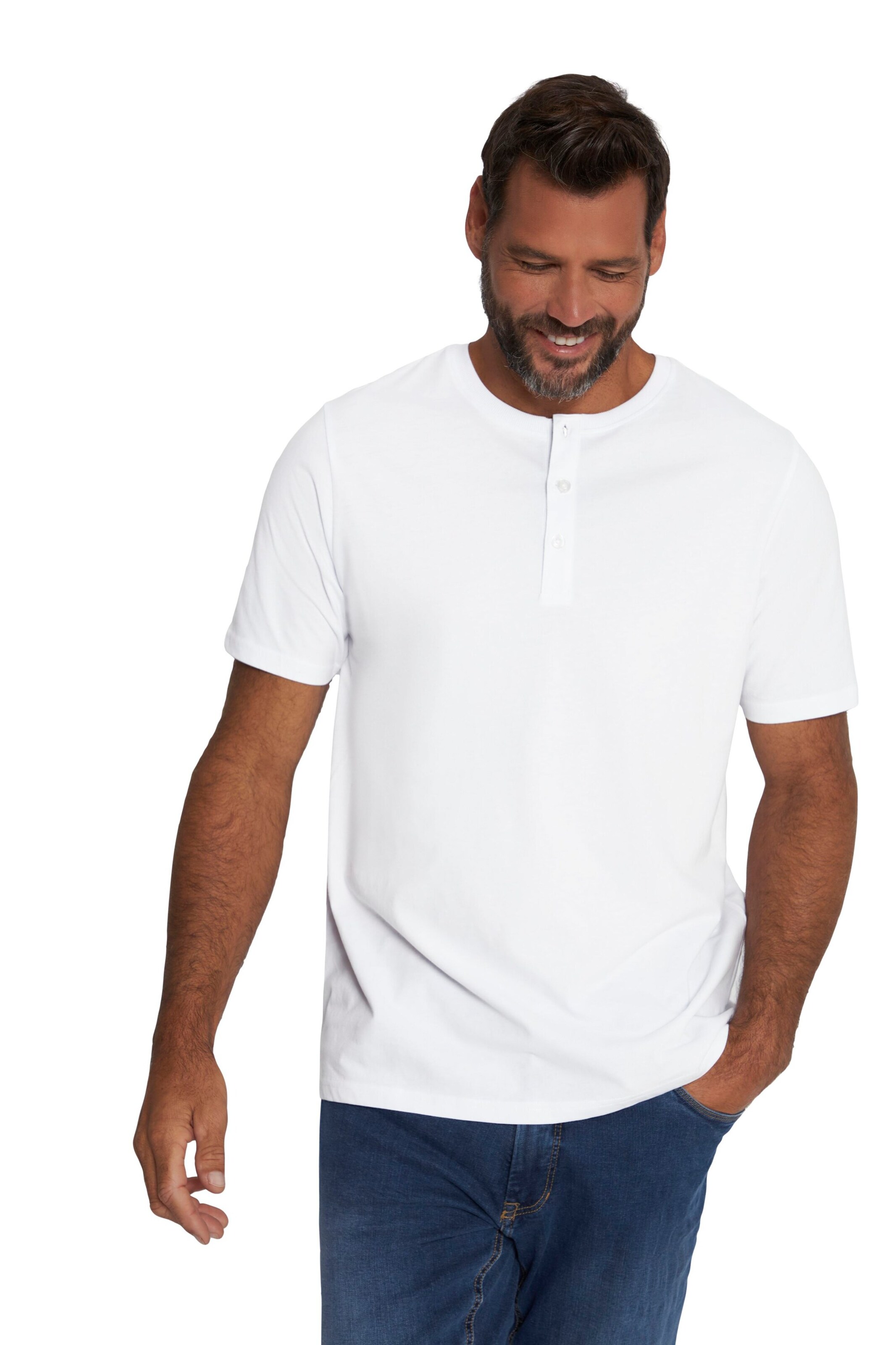 JP1880 Shirt in Weiß: Vorderseite