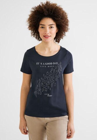 STREET ONE Shirt in Blau: Vorderseite