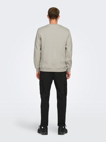 Only & Sons Sweatshirt 'CONNOR' in Grey