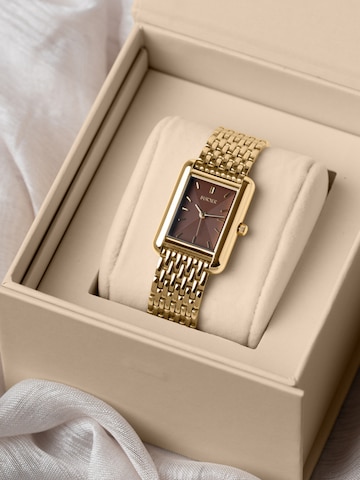 BURKER Watches Analoguhr 'Olivia Gold Brown'‌‌‌‌‌‌‌‌‌‌ in Gold