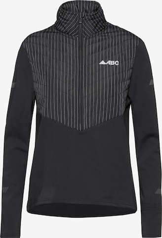 ABC Funktionsshirt in Schwarz: Vorderseite