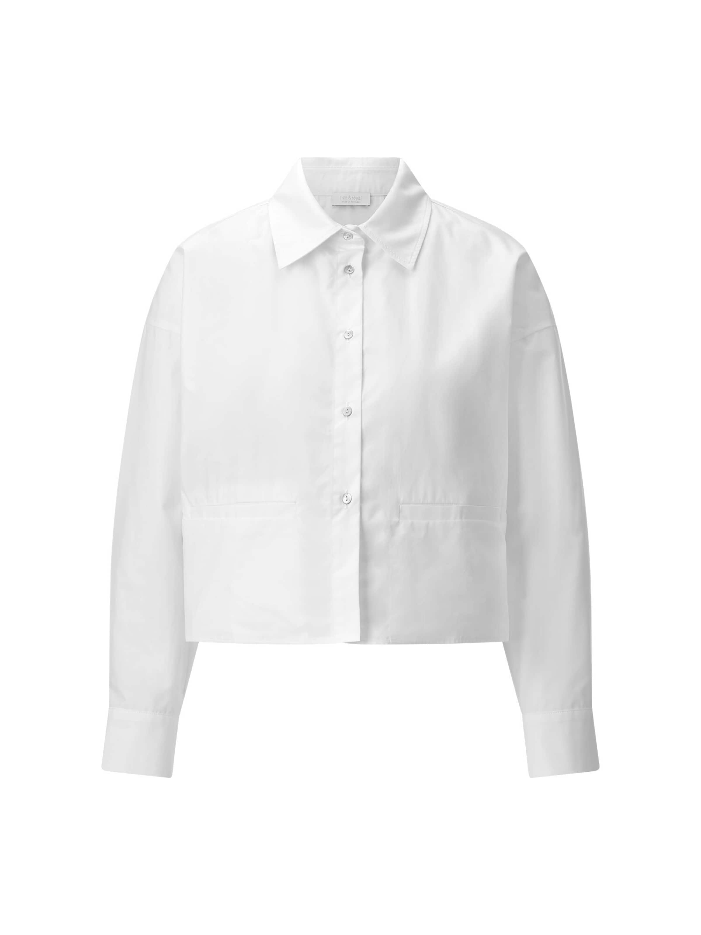 Chemisier Rich & Royal en blanc : devant