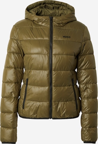 HUGO Red Between-season jacket 'Famara' in Green: front