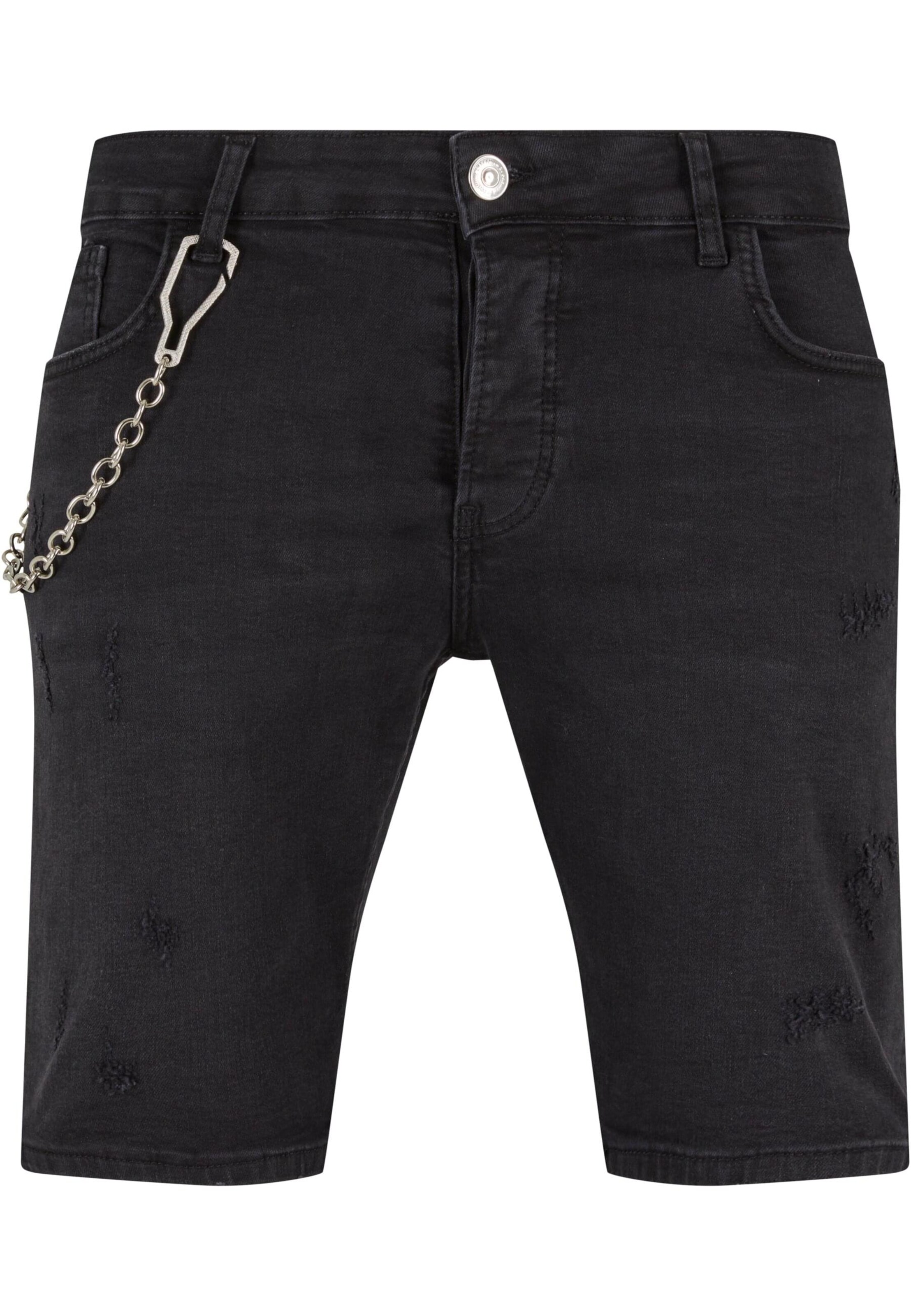 Slimfit Jeans di 2Y Premium in nero: frontale