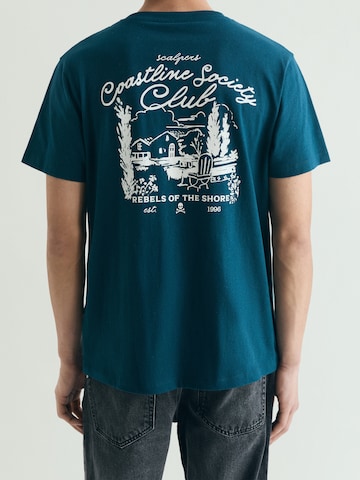 Scalpers Tričko ' ' - Modrá