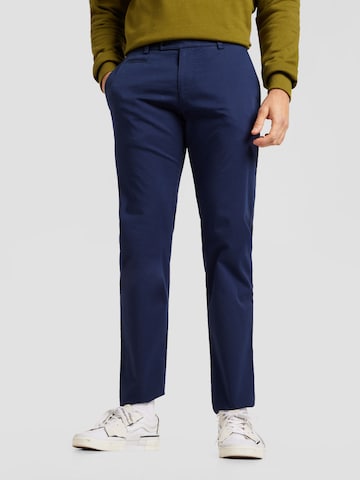 Slimfit Pantaloni chino di bugatti in blu: frontale